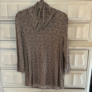 Leopard Print Women's 3/4 sleeve top
